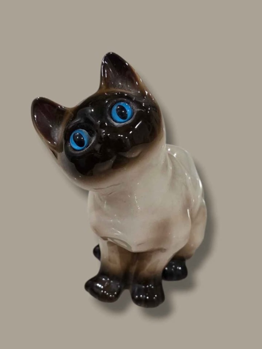 1970s Siamese Cat Figurine by Enesco - Picture 1 of 8